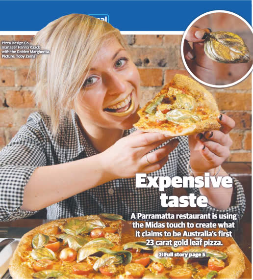 Menulog — Australia’s First 23kt Gold Pizza